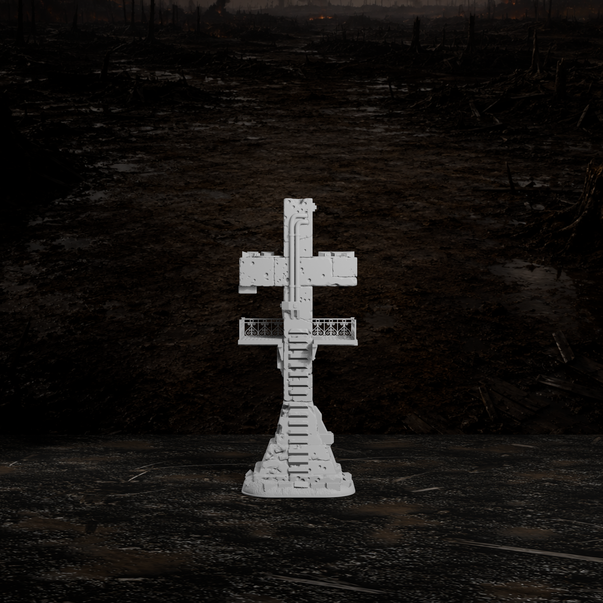 Aussichtsplattform – Tabletop-Modell von Trench Merchant, Ansicht 5