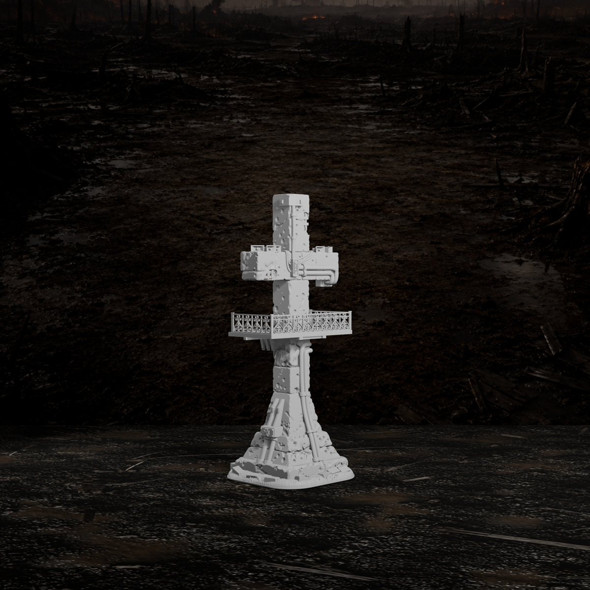 Aussichtsplattform – Tabletop-Modell von Trench Merchant, Ansicht 4