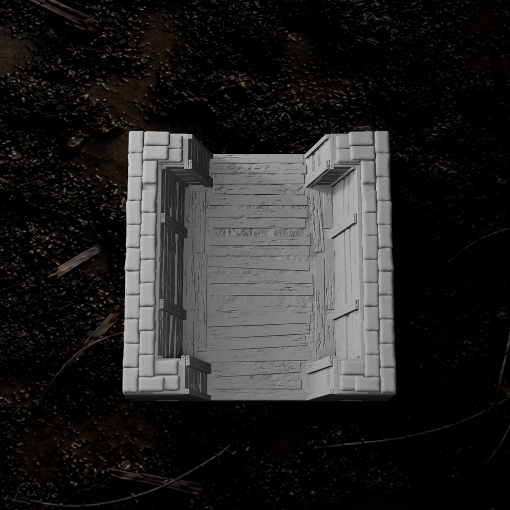 Grabenmodul Laufgraben erweitert I – Tabletop-Modell von Trench Merchant, Ansicht 1