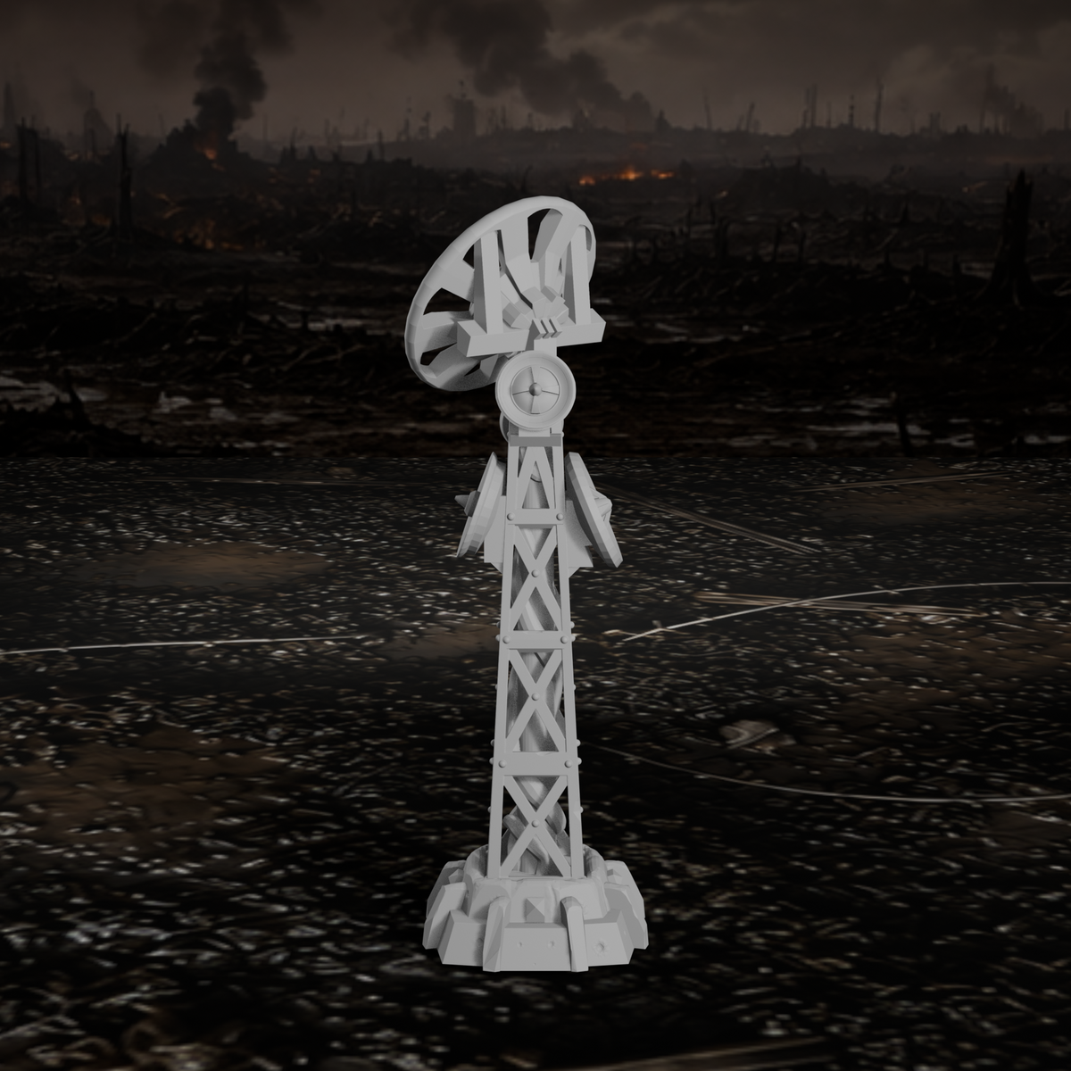 Funkturm – Tabletop-Modell von Trench Merchant, Ansicht 2