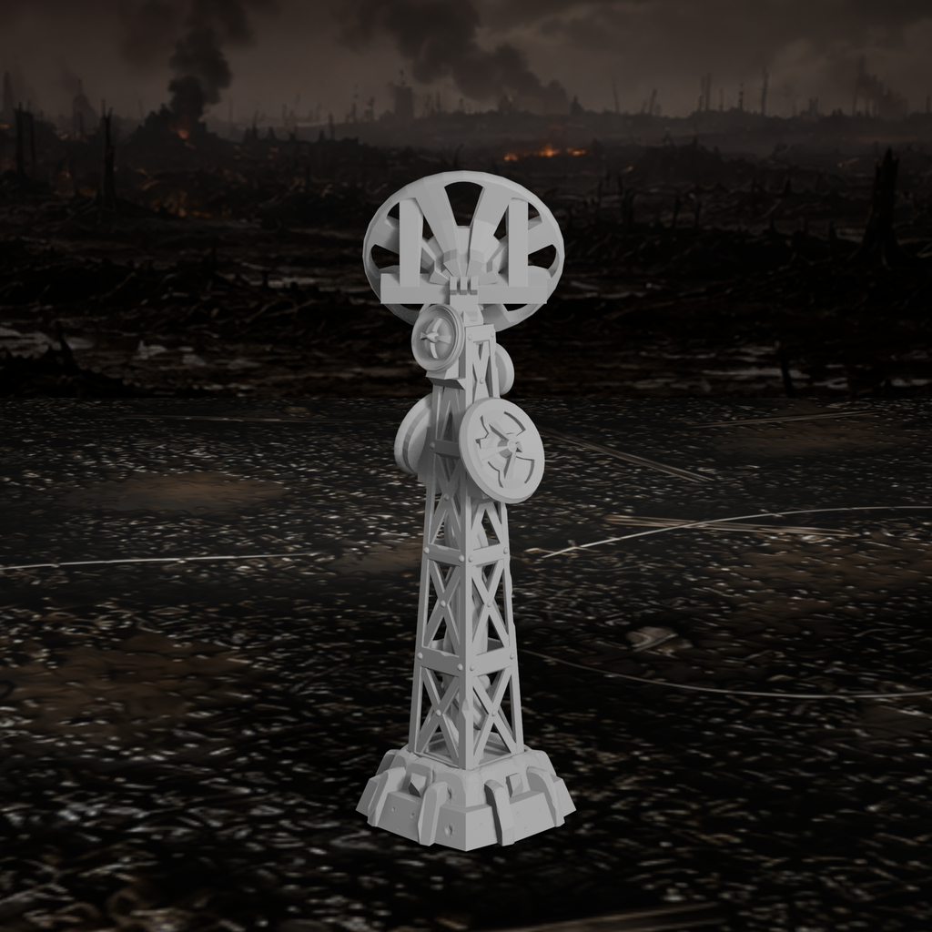 Funkturm – Tabletop-Modell von Trench Merchant, Ansicht 3