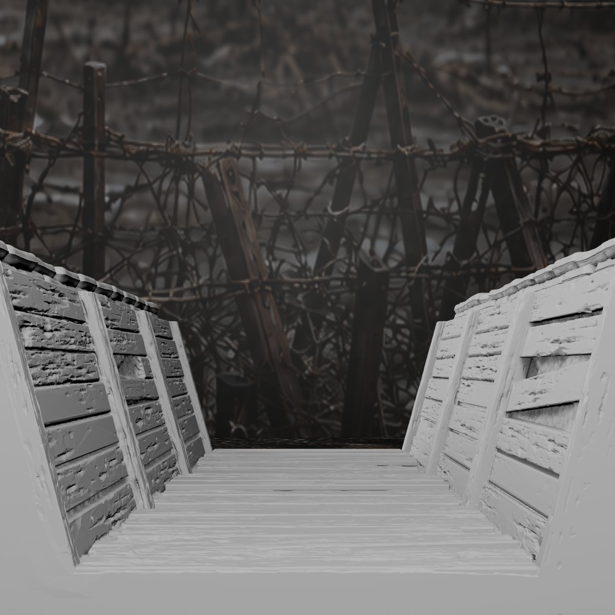 Grabenmodul gerade Laufgraben II – Tabletop-Modell von Trench Merchant, Ansicht 2