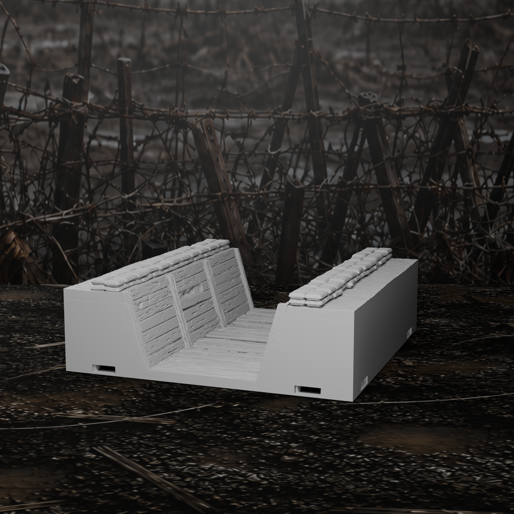 Grabenmodul gerade Laufgraben II – Tabletop-Modell von Trench Merchant, Ansicht 5