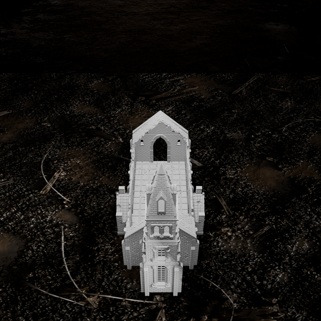 Große Kirchenruine – Tabletop-Modell von Trench Merchant, Ansicht 12