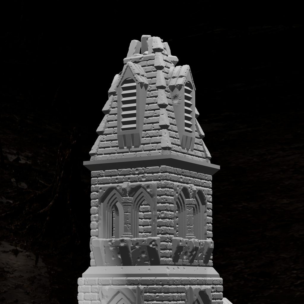 Große Kirchenruine – Tabletop-Modell von Trench Merchant, Ansicht 8