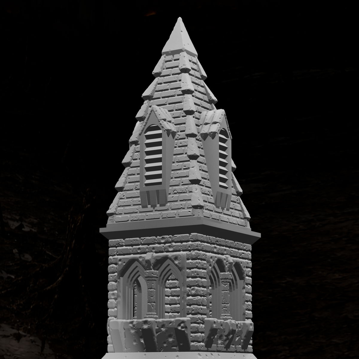 Große Kirchenruine – Tabletop-Modell von Trench Merchant, Ansicht 9