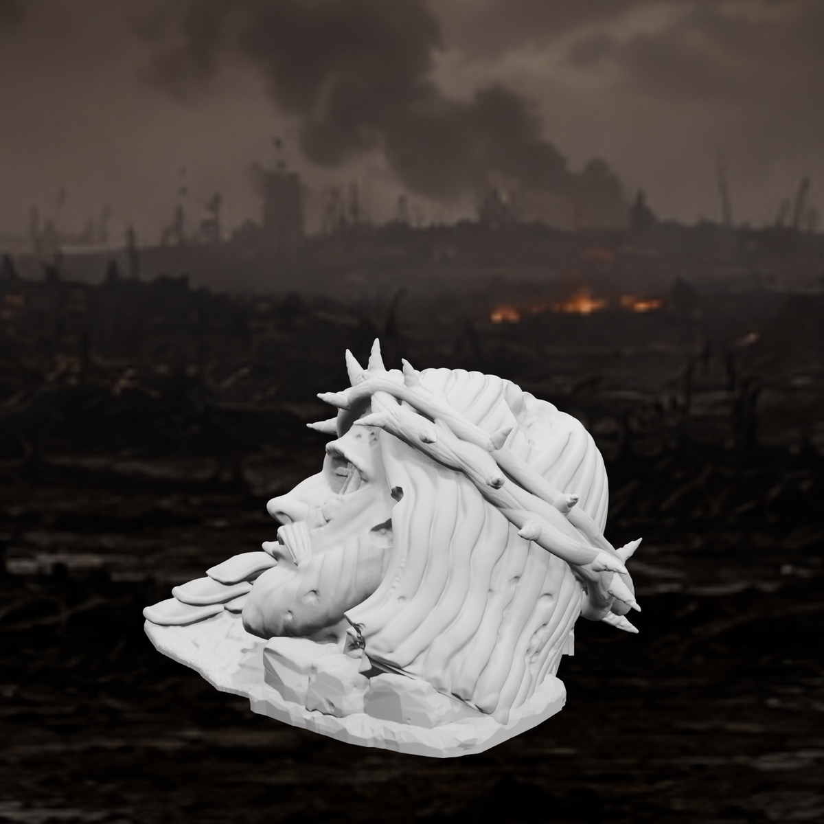 Sakralmonument - Bauart I – Tabletop-Modell von Trench Merchant, Ansicht 3