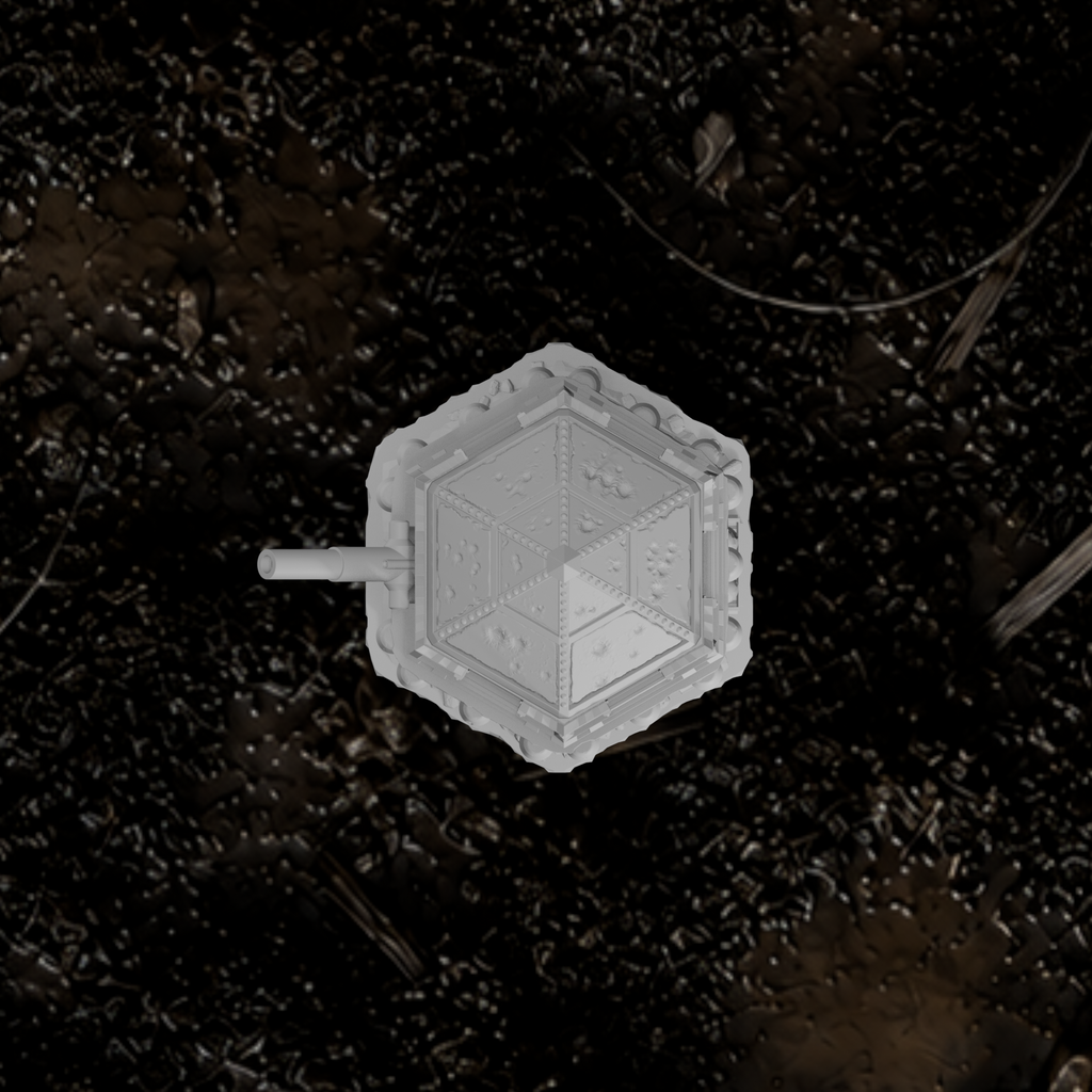 Kanonenturm – Tabletop-Modell von Trench Merchant, Ansicht 4