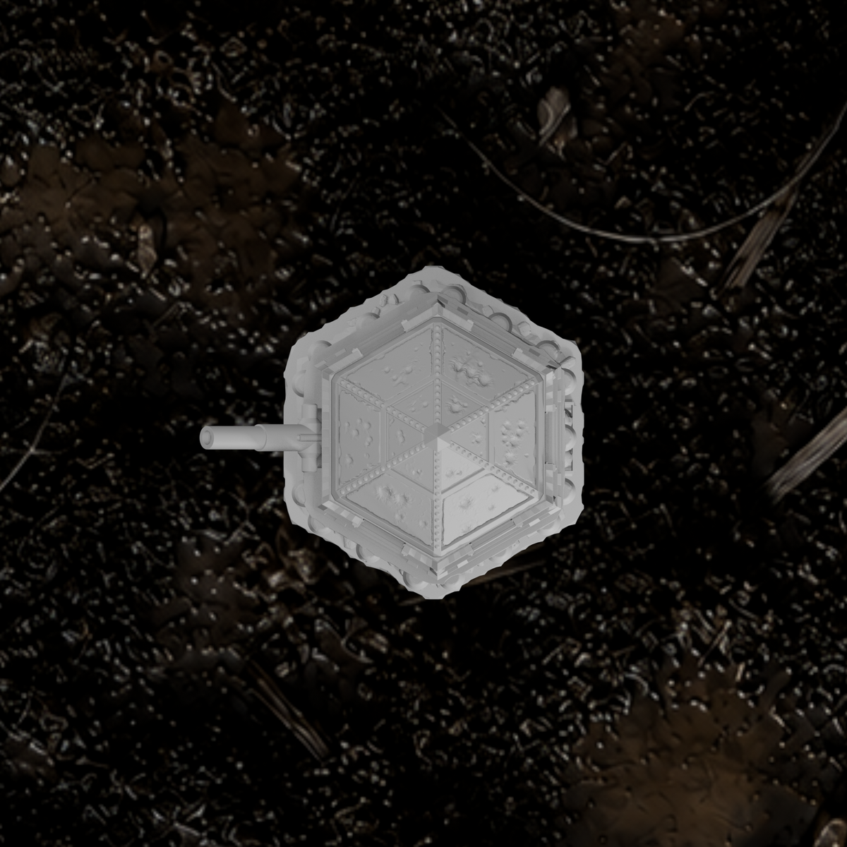 Kanonenturm – Tabletop-Modell von Trench Merchant, Ansicht 4