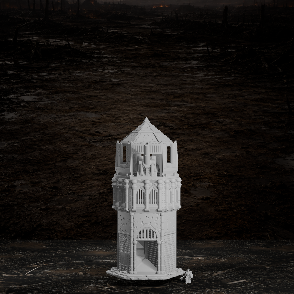 Kanonenturm – Tabletop-Modell von Trench Merchant, Ansicht 5
