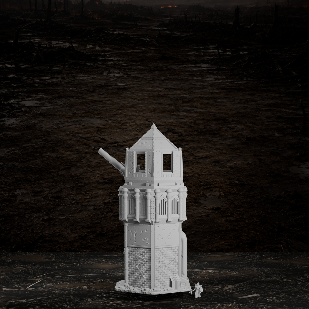 Kanonenturm – Tabletop-Modell von Trench Merchant, Ansicht 7