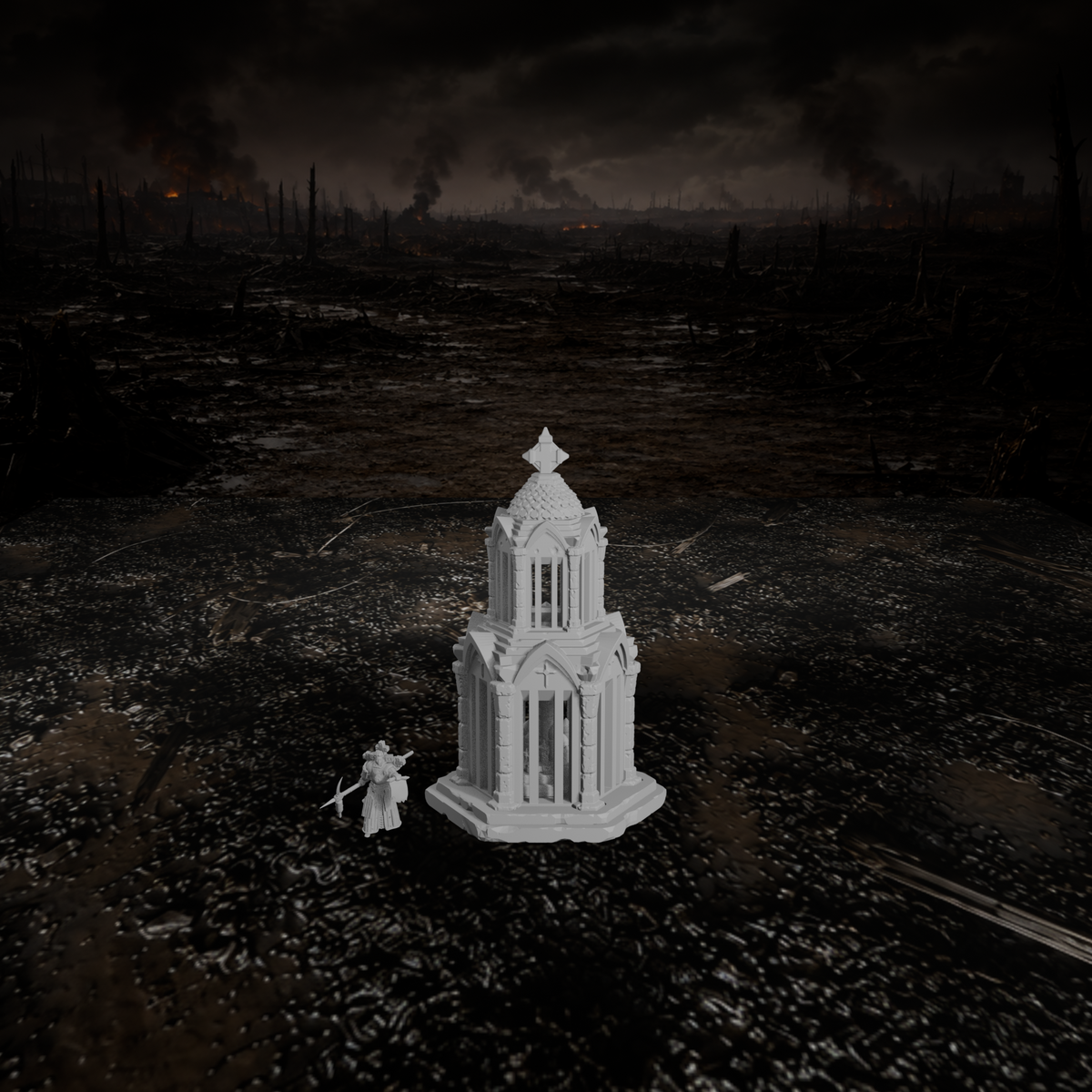Kirchenaltar – Tabletop-Modell von Trench Merchant, Ansicht 1