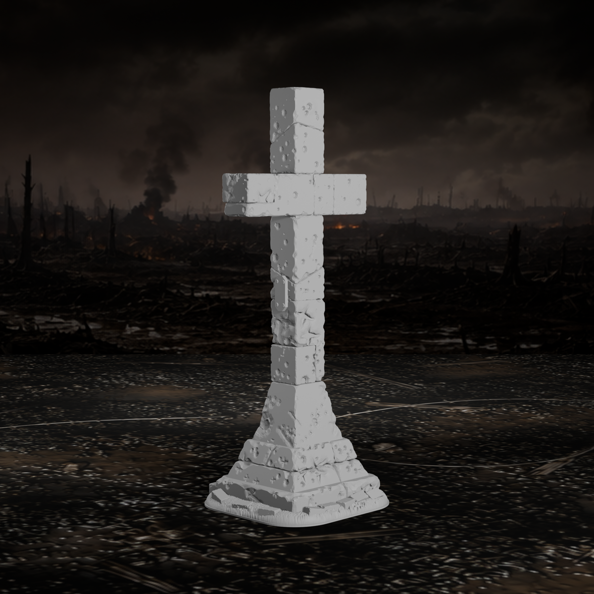 Kreuz-Monument – Tabletop-Modell von Trench Merchant, Ansicht 5