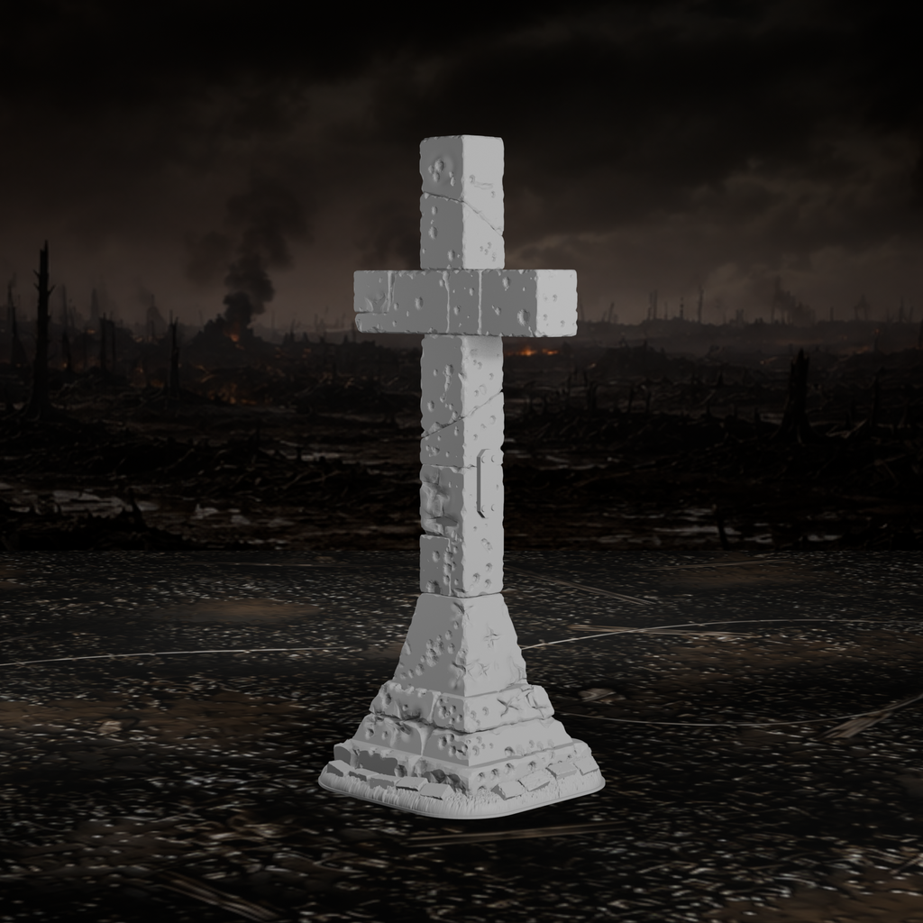 Kreuz-Monument – Tabletop-Modell von Trench Merchant, Ansicht 4