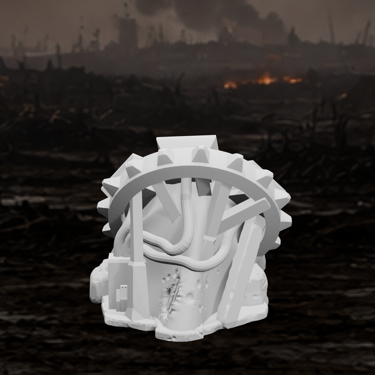 Sakralmonument - Bauart II – Tabletop-Modell von Trench Merchant, Ansicht 4