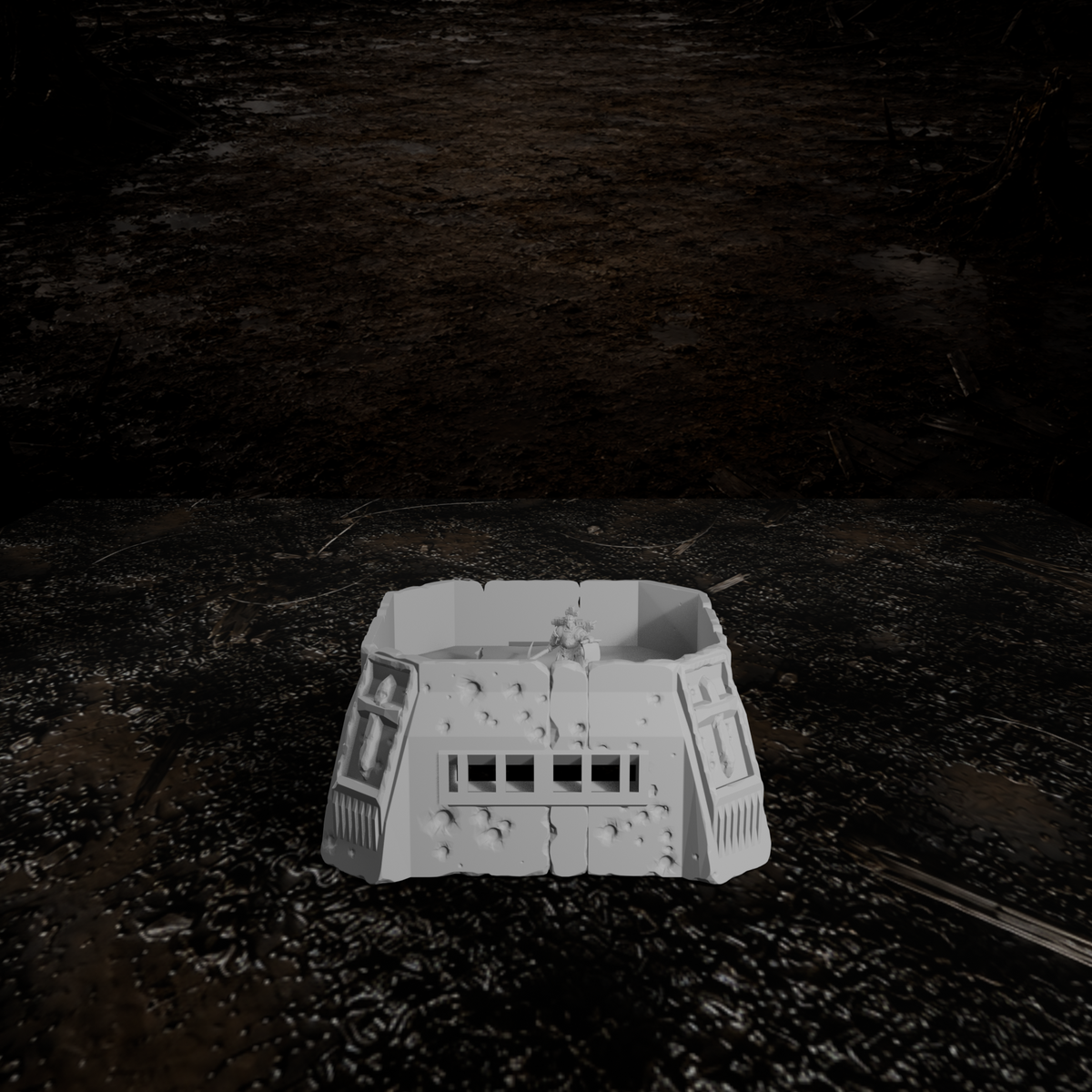 Großer Gefechtsbunker II – Tabletop-Modell von Trench Merchant, Ansicht 1