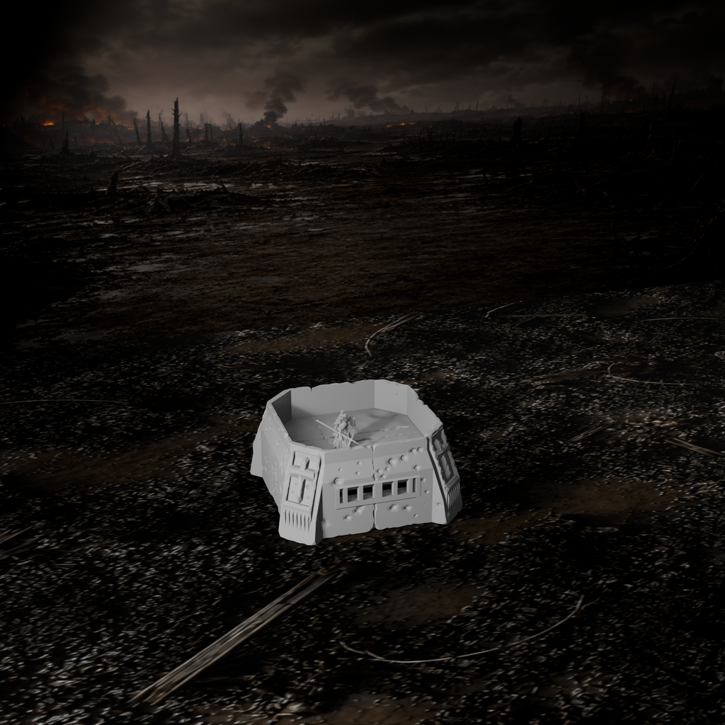 Großer Gefechtsbunker II – Tabletop-Modell von Trench Merchant, Ansicht 5