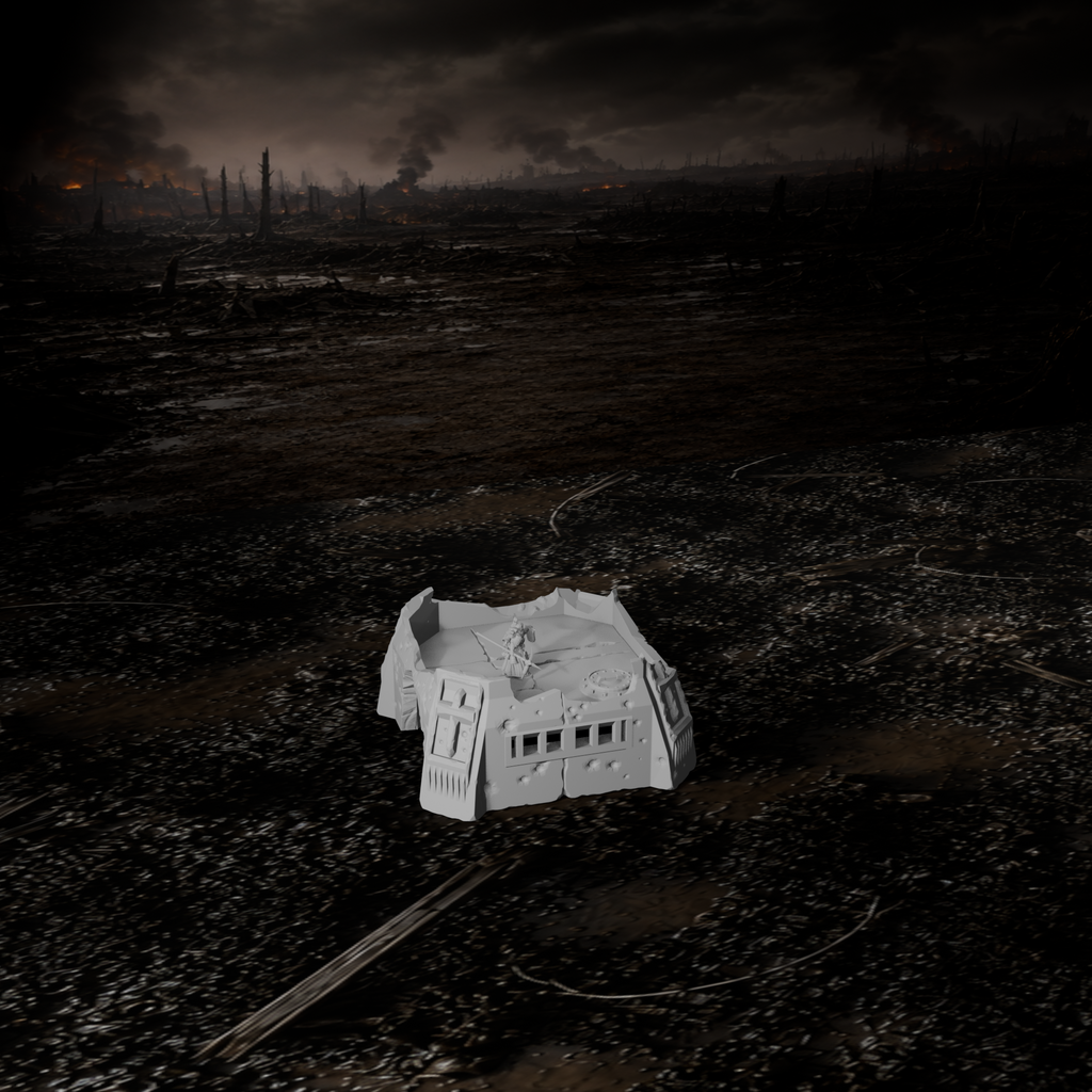 Großer Gefechtsbunker I – Tabletop-Modell von Trench Merchant, Ansicht 3