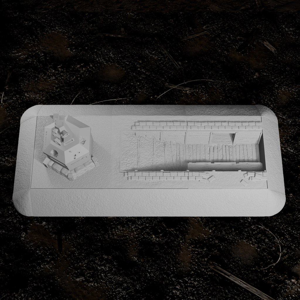 Vorgeschobene Stellung – Tabletop-Modell von Trench Merchant, Ansicht 4