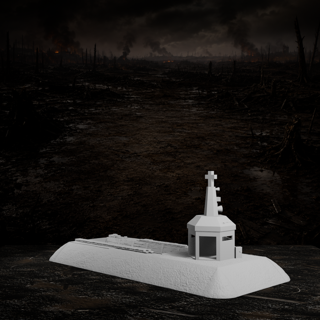 Vorgeschobene Stellung – Tabletop-Modell von Trench Merchant, Ansicht 7