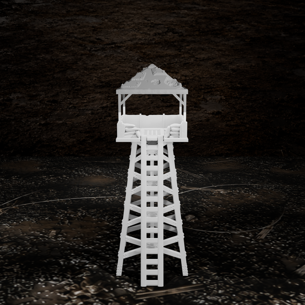 Wachturm – Tabletop-Modell von Trench Merchant, Ansicht 4
