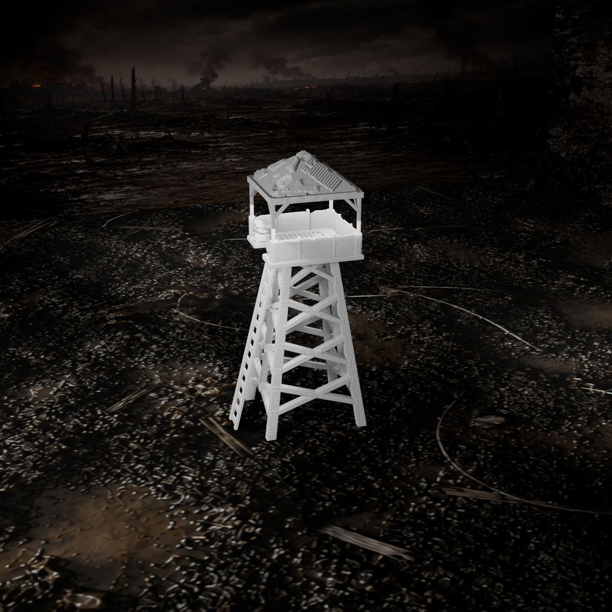 Wachturm – Tabletop-Modell von Trench Merchant, Ansicht 2