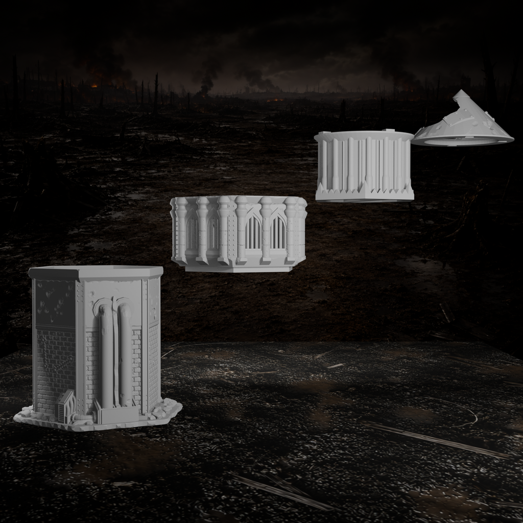 Wasserturm – Tabletop-Modell von Trench Merchant, Ansicht 7