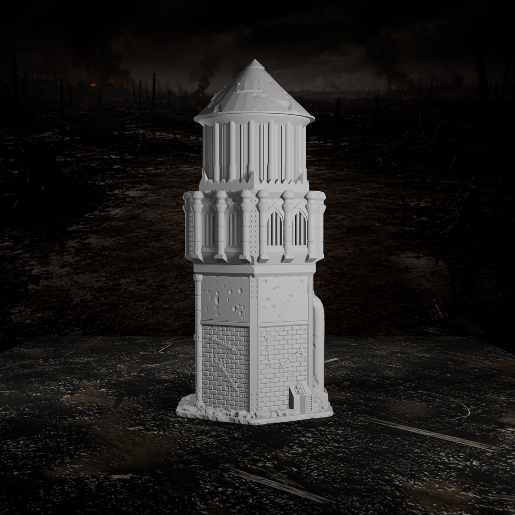Wasserturm – Tabletop-Modell von Trench Merchant, Ansicht 4